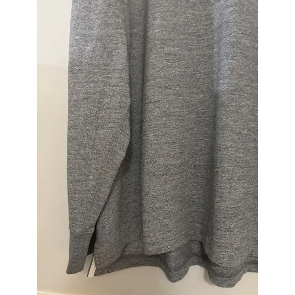 J. Crew Quarter Zip Pullover Men's 2XL XXL Gray 100% Cotton Sweater NWT